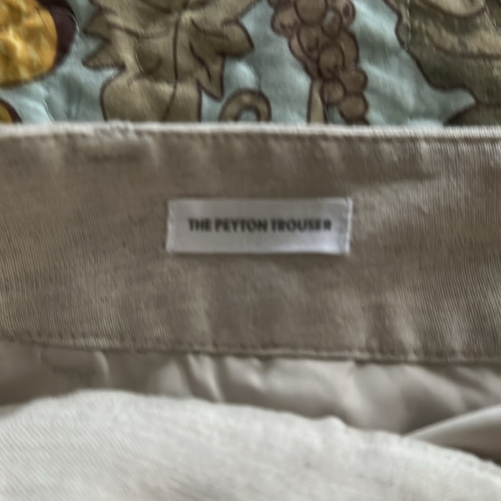 tan linen blend Loft Peyton trouser size 4 - Picture 5 of 6